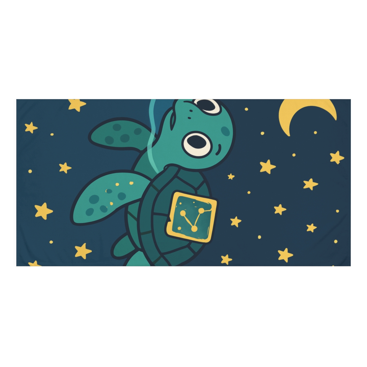 Stargazer Sea Turtle decorative home towels