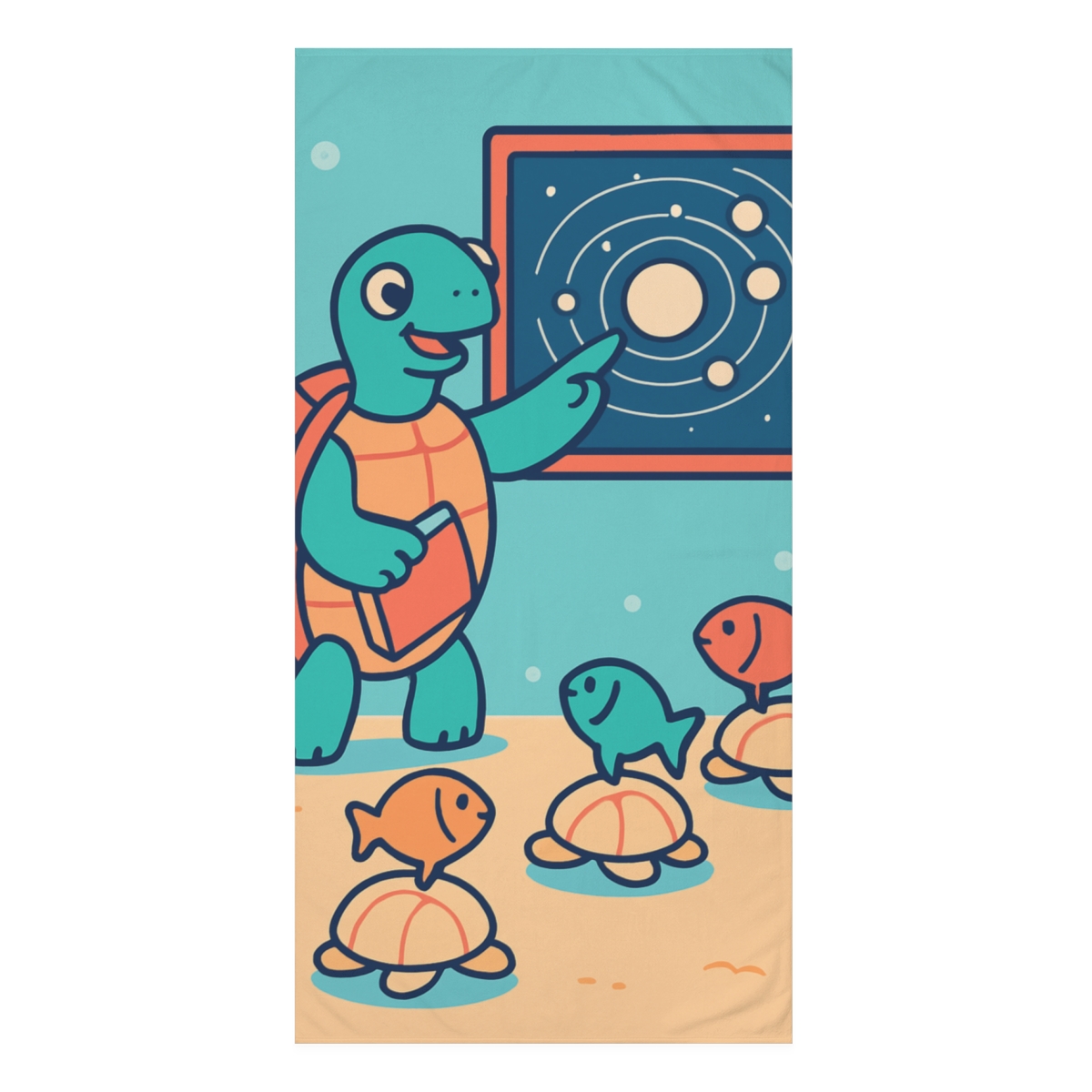 Stargazer Sea Turtle Classroom decorative home towels