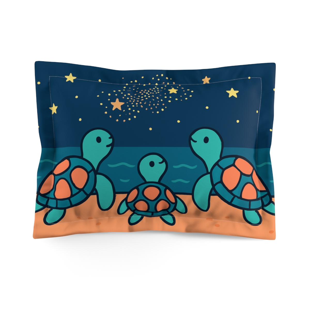 Stargazer Sea Turtles custom pillows