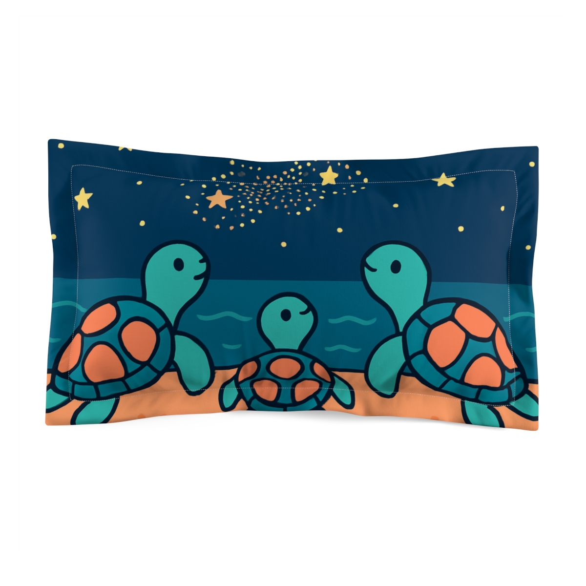Stargazer Sea Turtles custom pillows