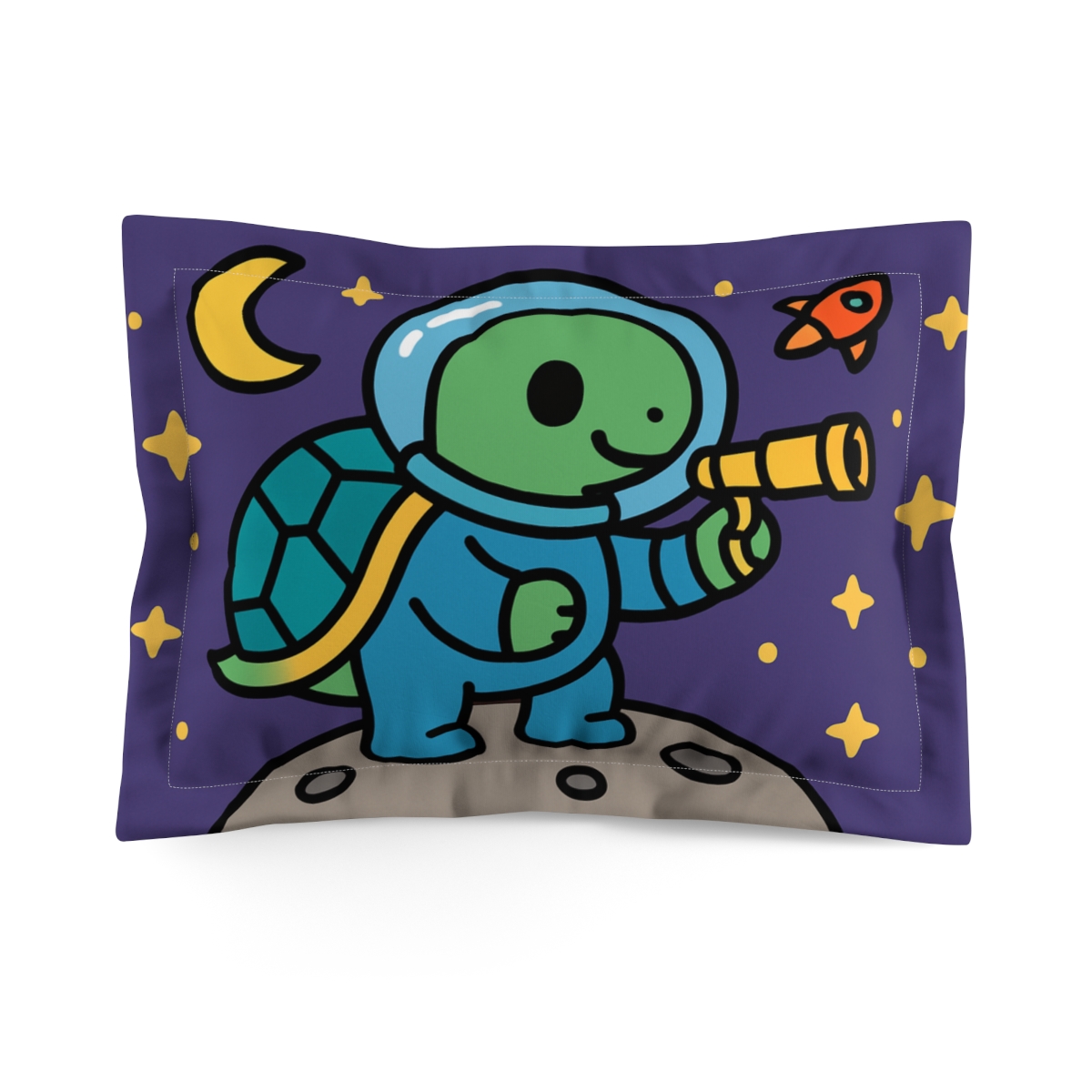 Stargazer Space Turtle comfortable bed pillows