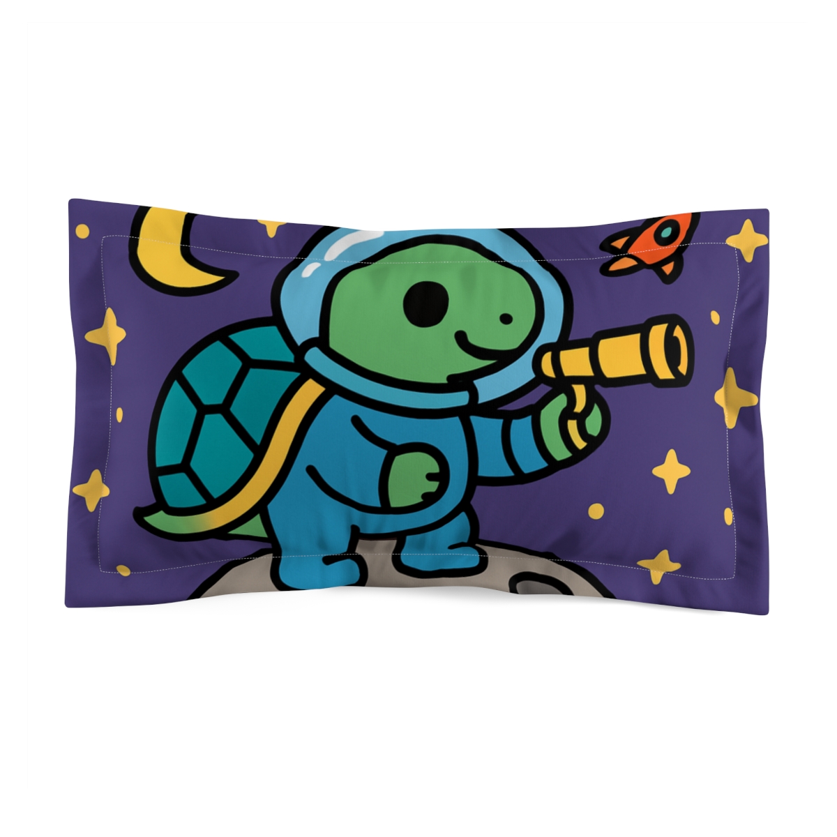 Stargazer Space Turtle comfortable bed pillows