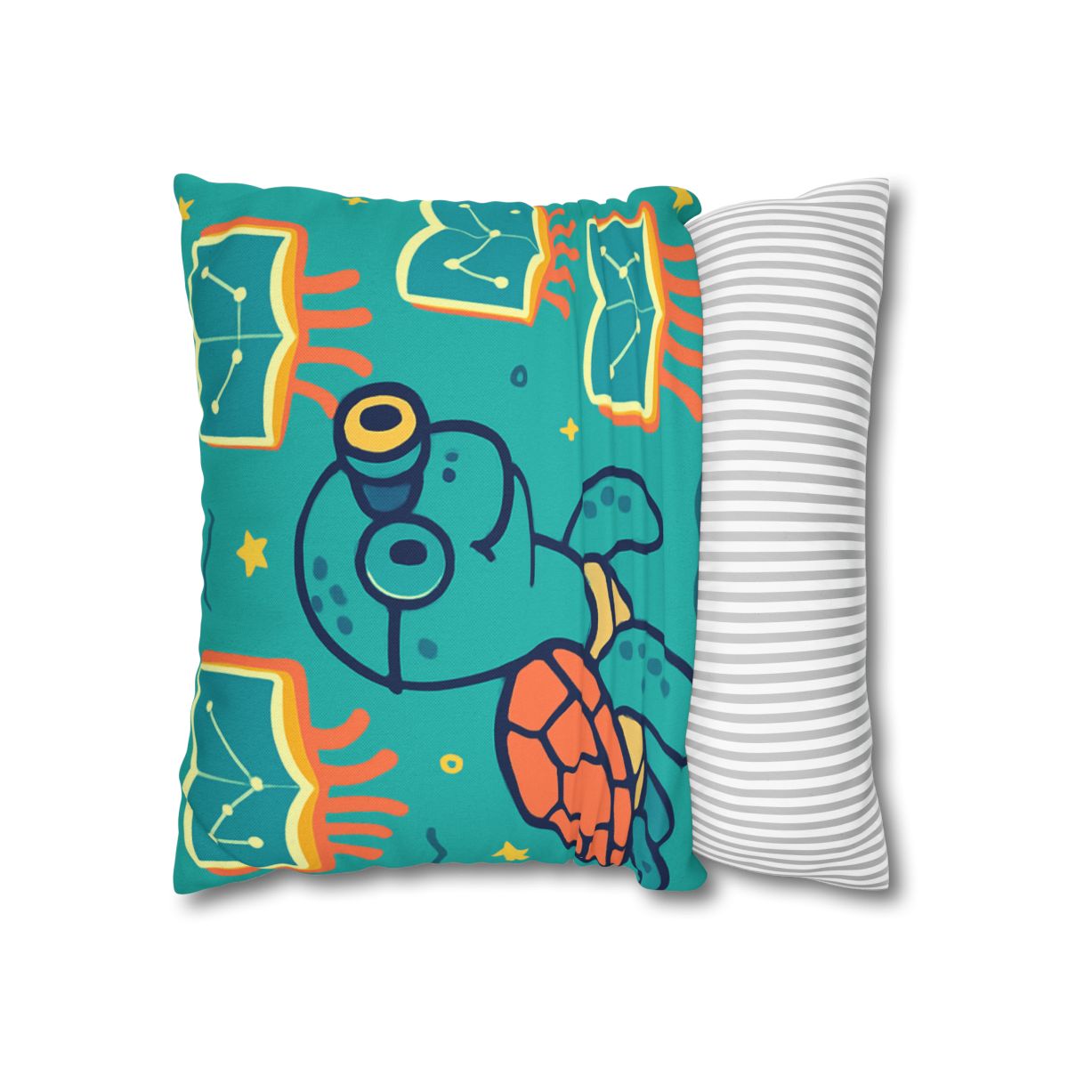 Stargazer Turtle And Floating Jellybooks trendy patterned pillow cases