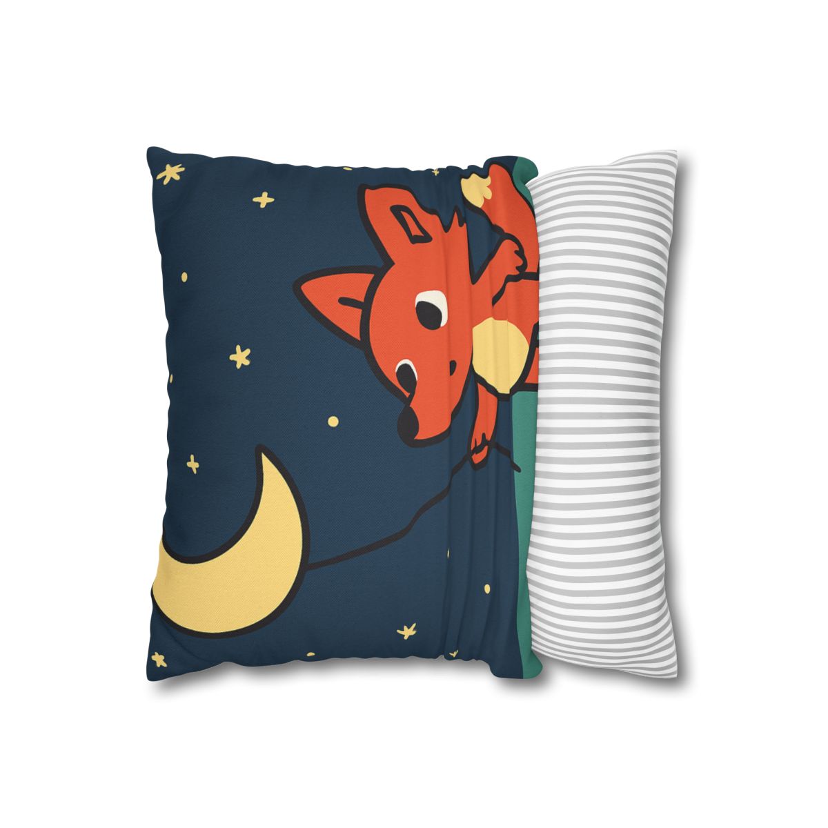 Stargazing Fox And Moon Kite unique gift pillow cases