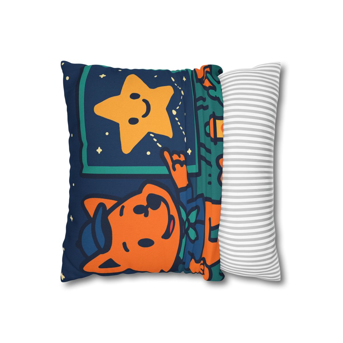 Stargazing Fox Scouts unique gift pillow cases