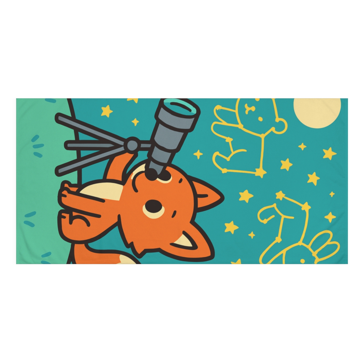 Stargazing Science Fox stylish beach towels