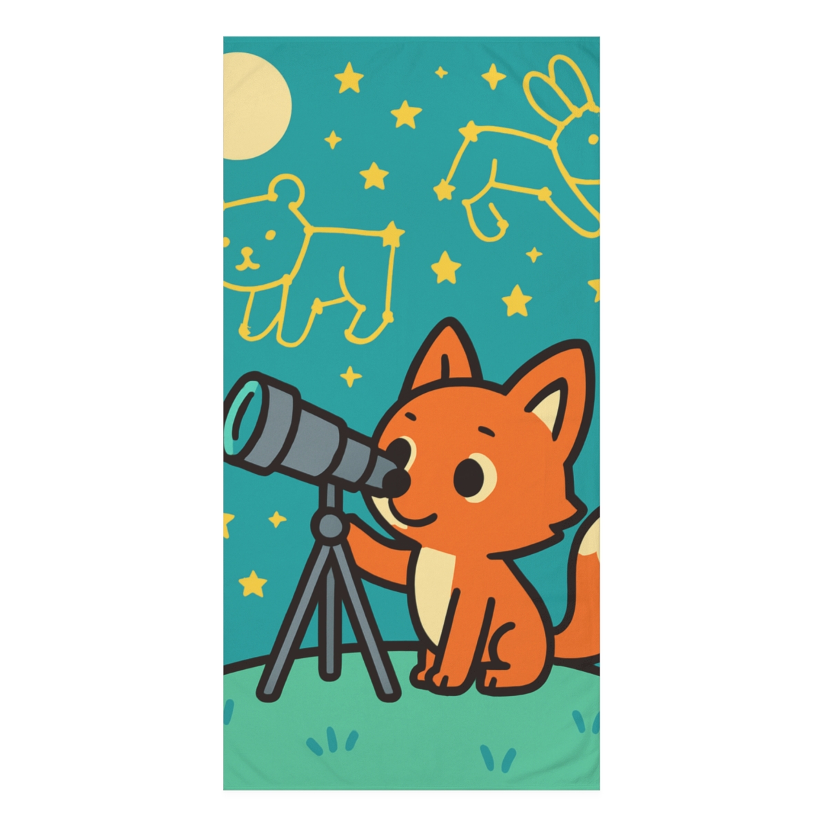Stargazing Science Fox stylish beach towels