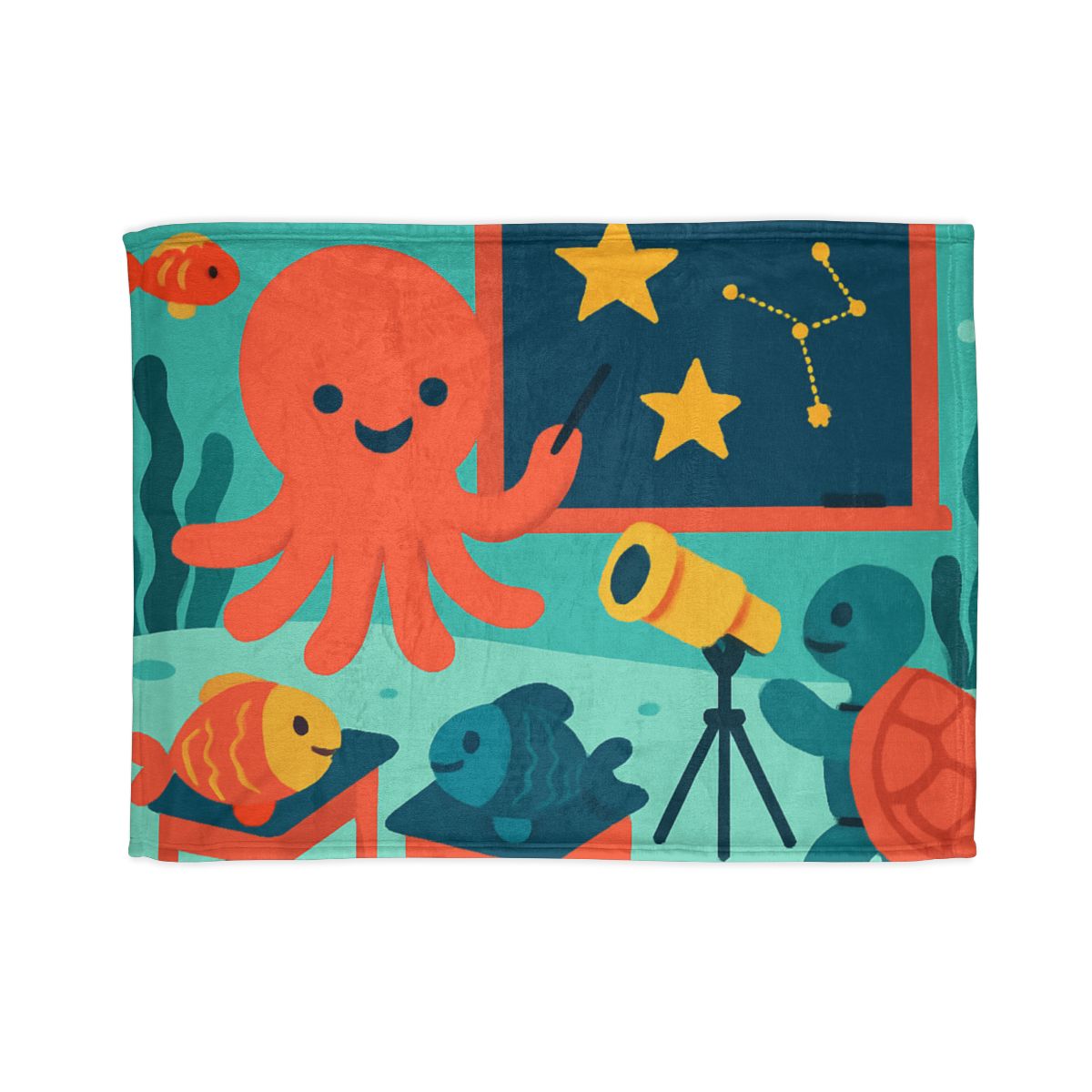 Starlight Coral Classroom trendy patterned blankets