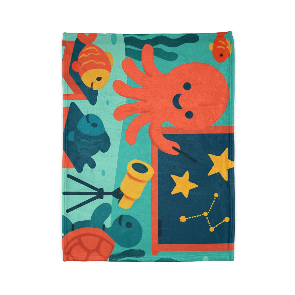 Starlight Coral Classroom trendy patterned blankets