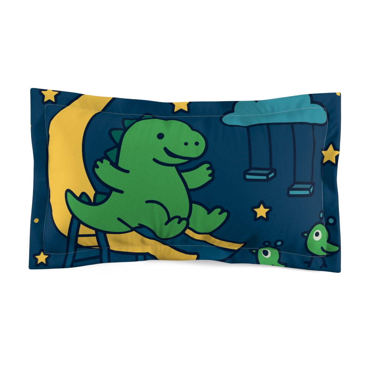 Starlight Dino Playground stylish throw pillows