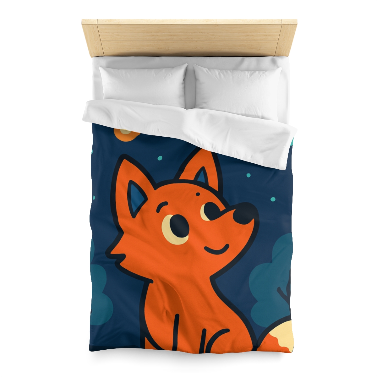 Starlight Forest Fox custom duvets