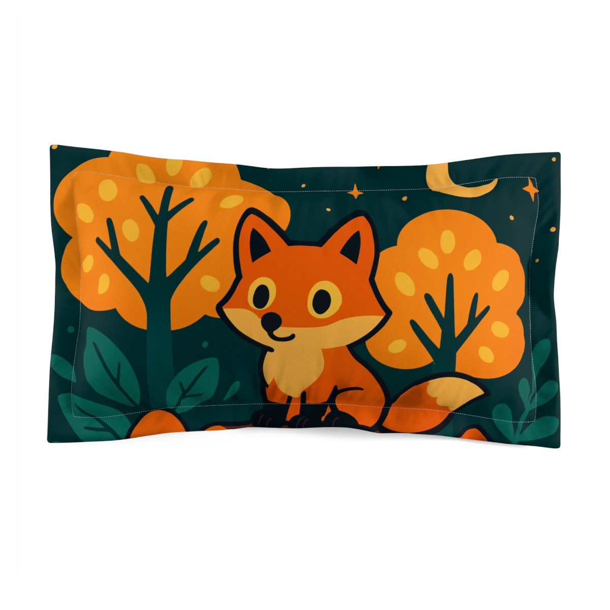 Starlight Forest Fox trendy accent pillows