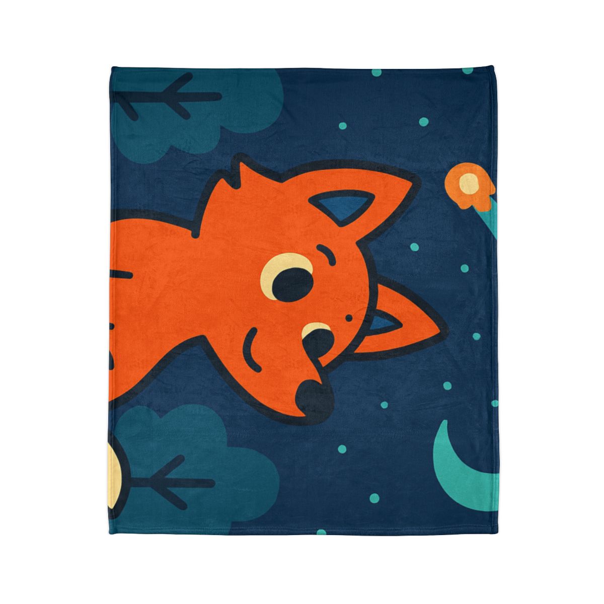Starlight Forest Fox warm winter blankets