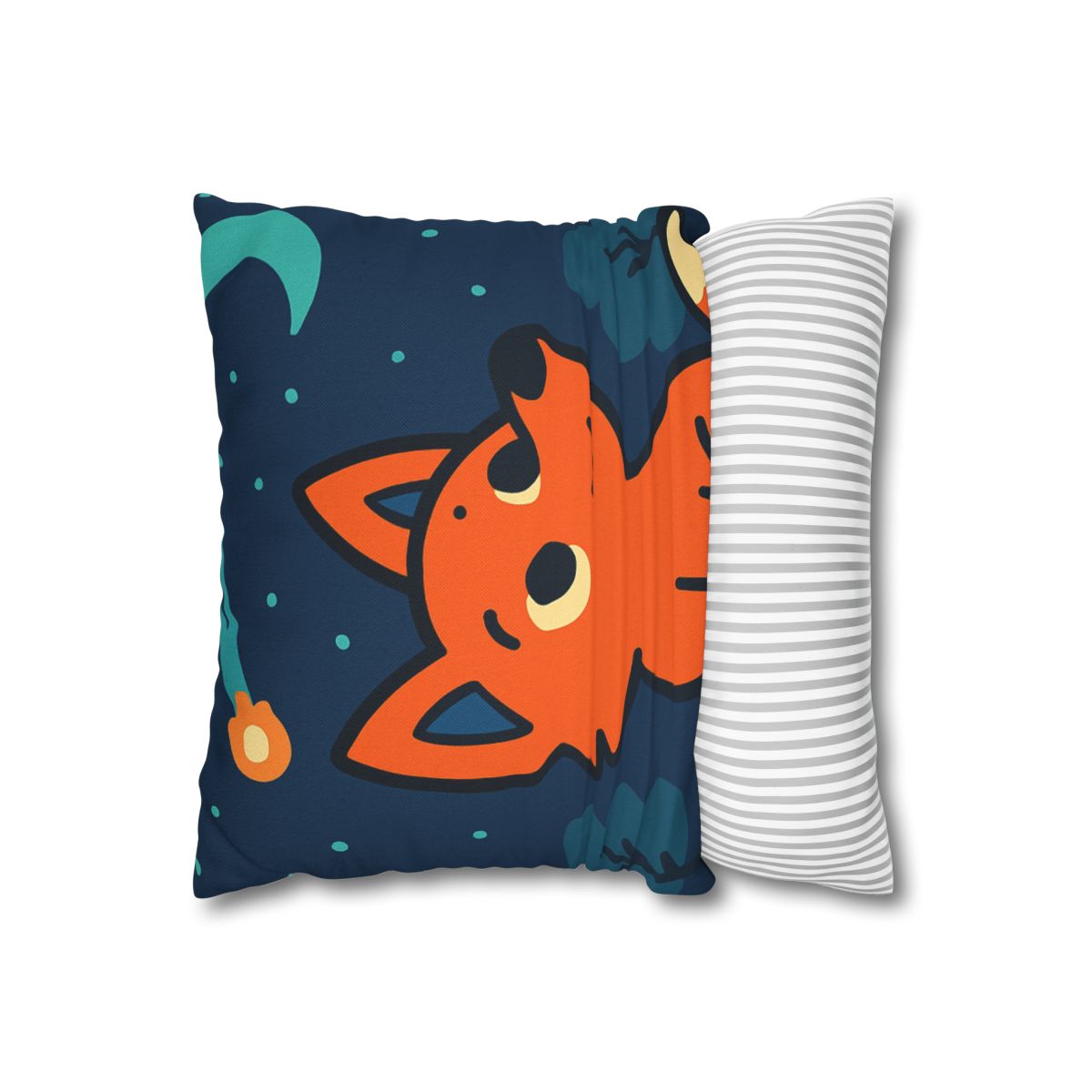 Starlight Forest Fox soft cotton pillow cases
