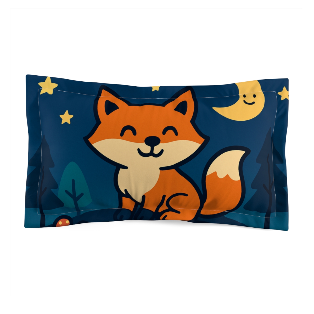 Starlight Forest Fox stylish throw pillows