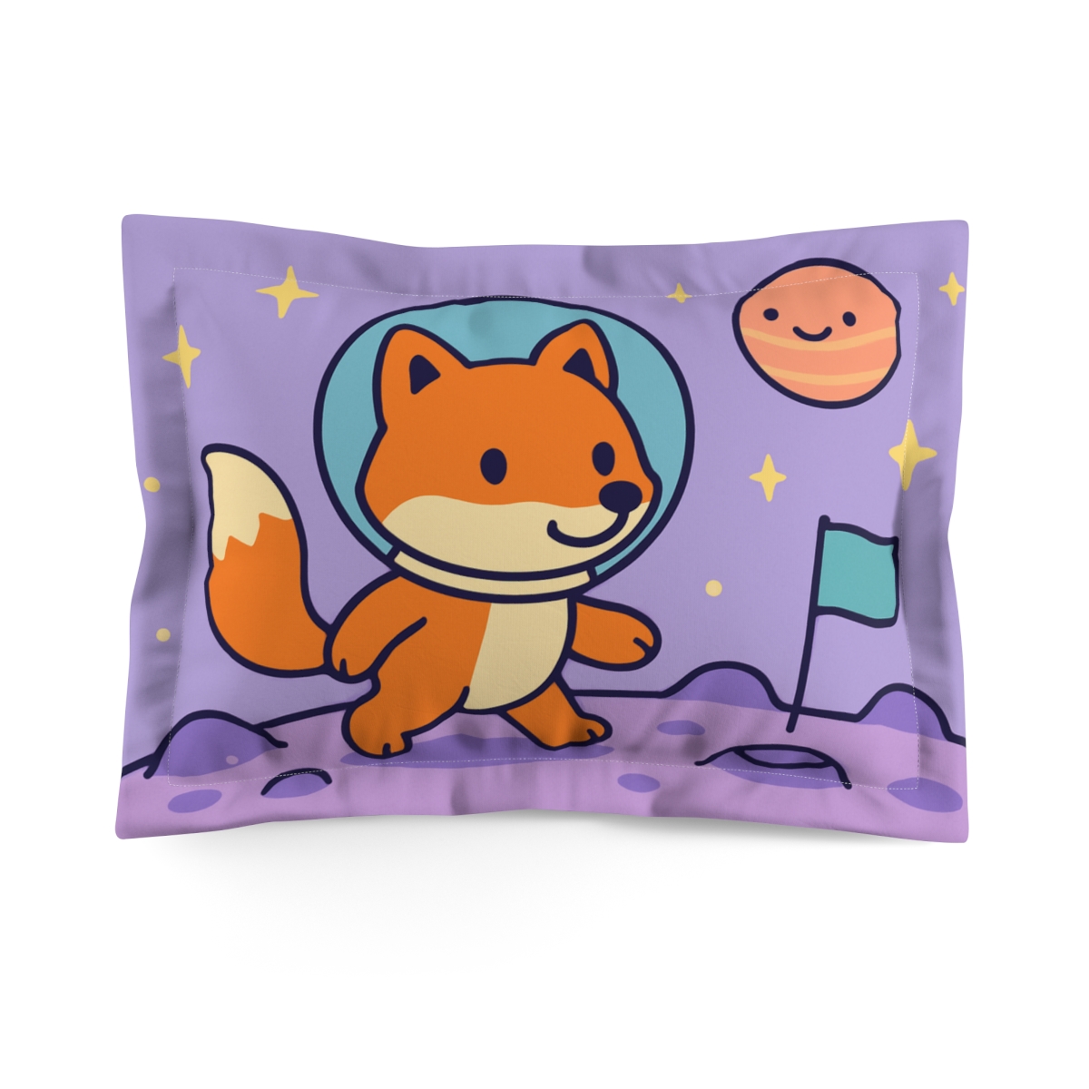 Starlight Fox Explorer stylish throw pillows