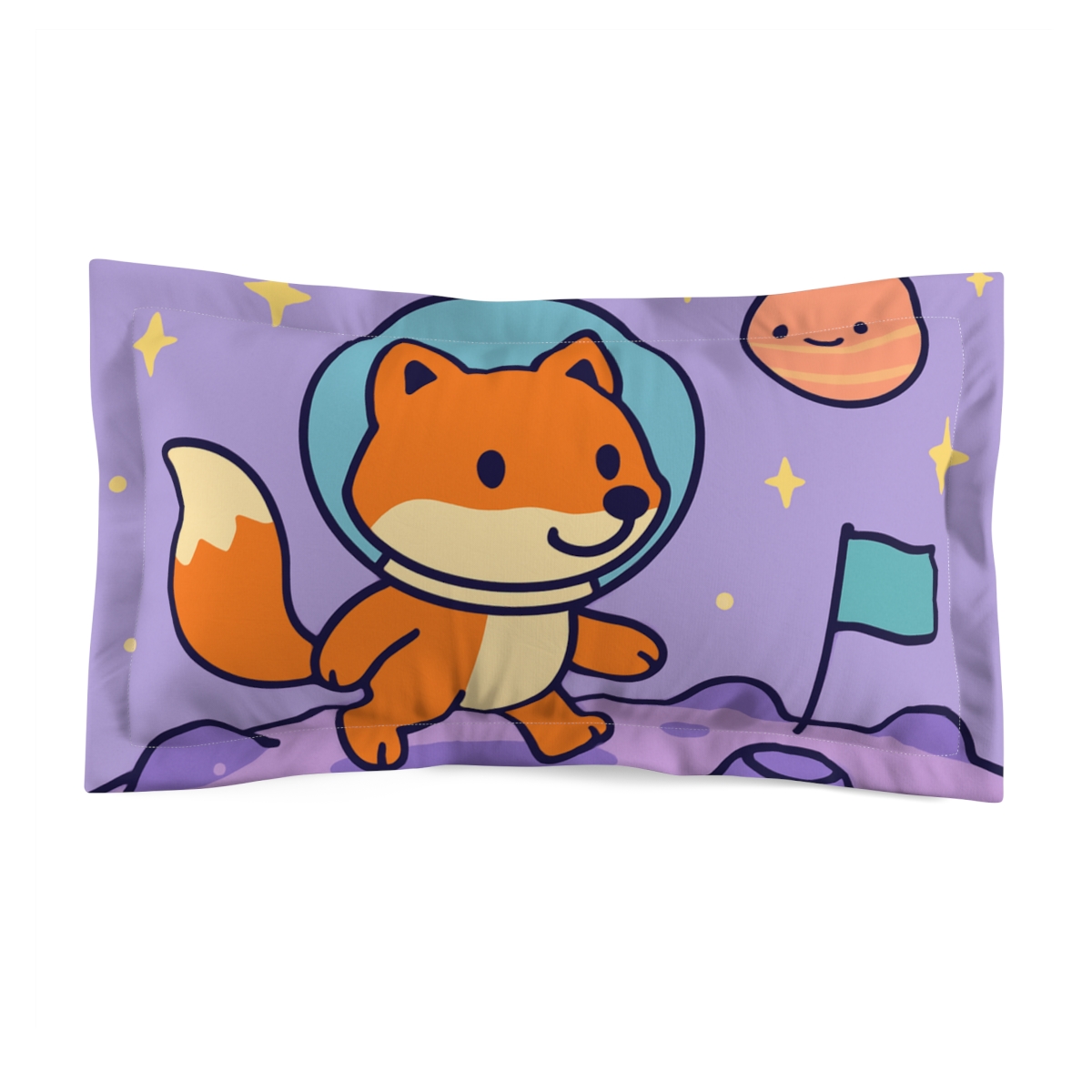 Starlight Fox Explorer stylish throw pillows