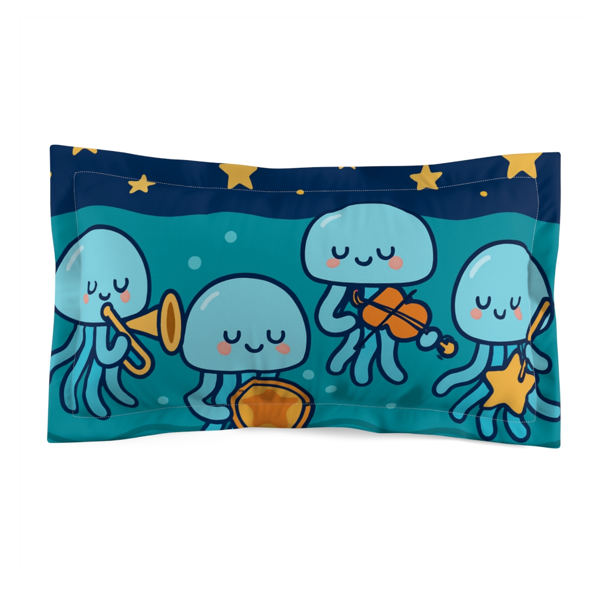 Starlight Jellyfish Orchestra custom pillows