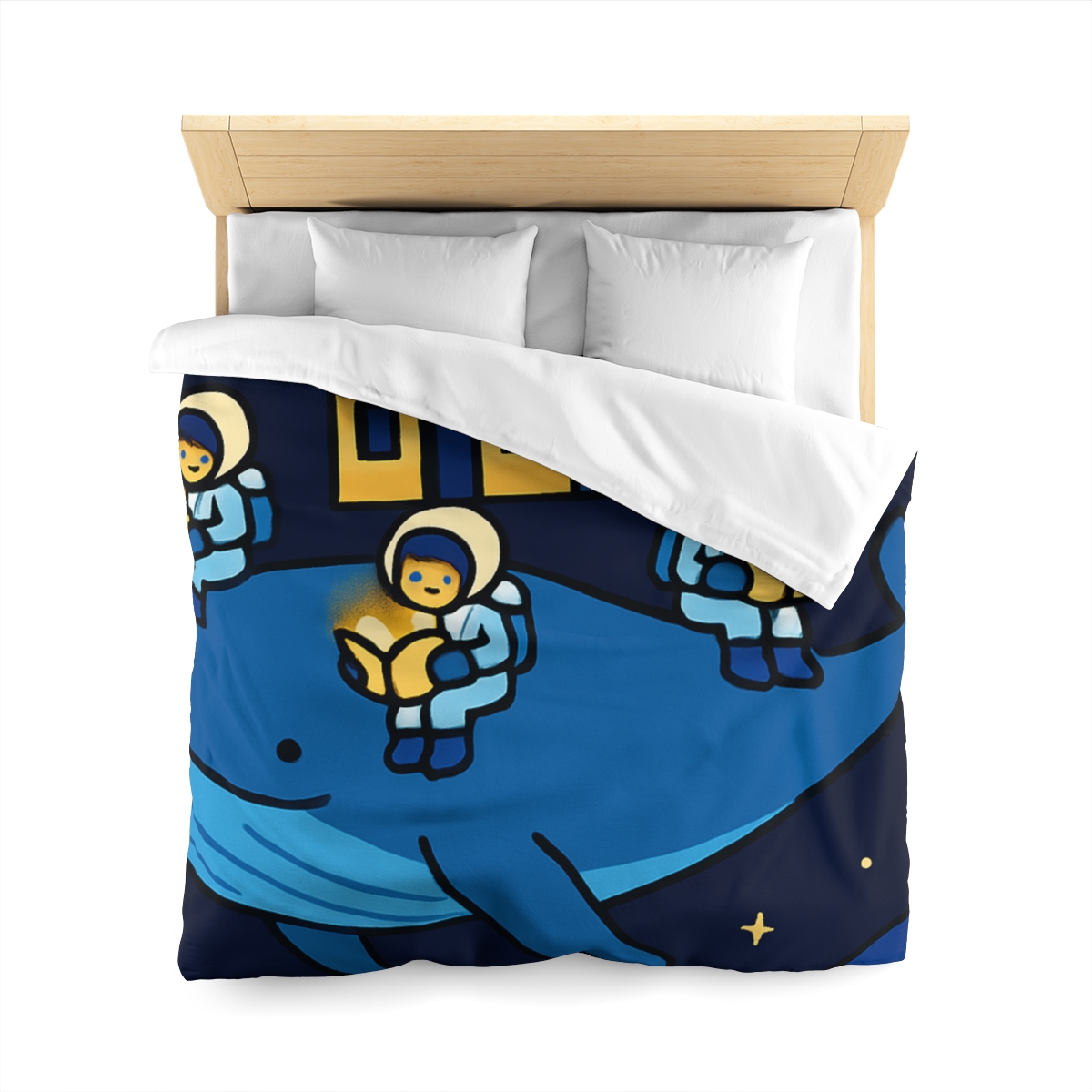 Starlight Library On A Floating Whale trendy bedroom duvets