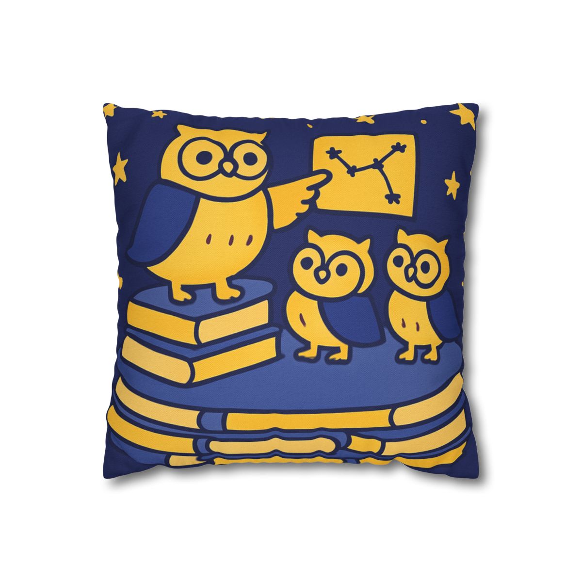 Starlight Library Run By Owls custom pillow cases