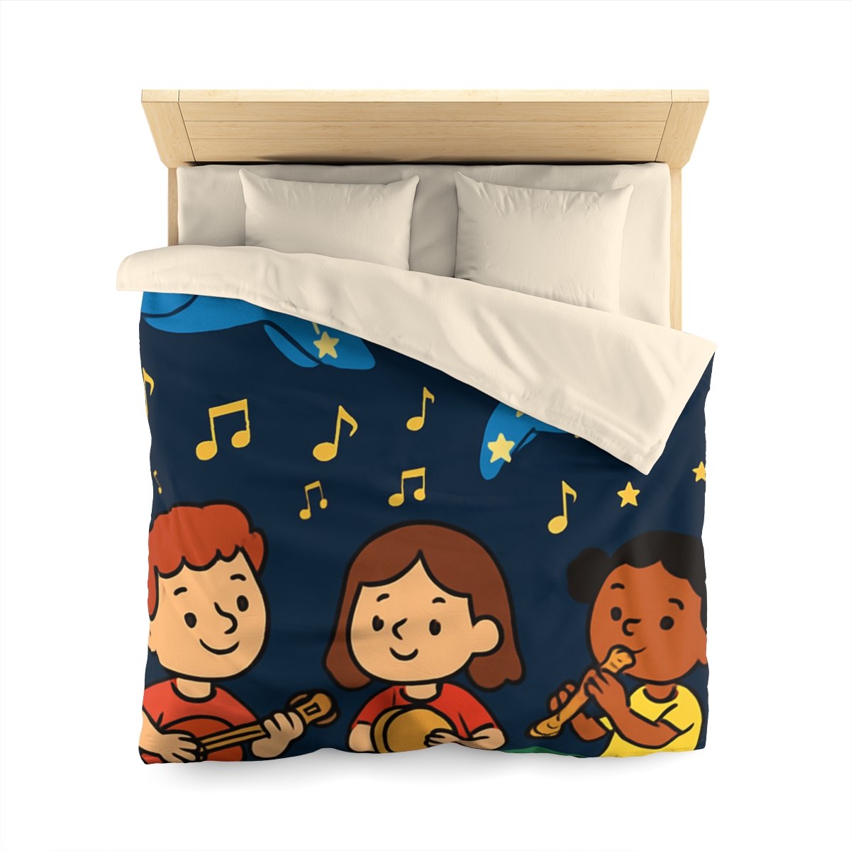 Starlight Orchestra Of The Dolphin Constellation unique patterned duvets