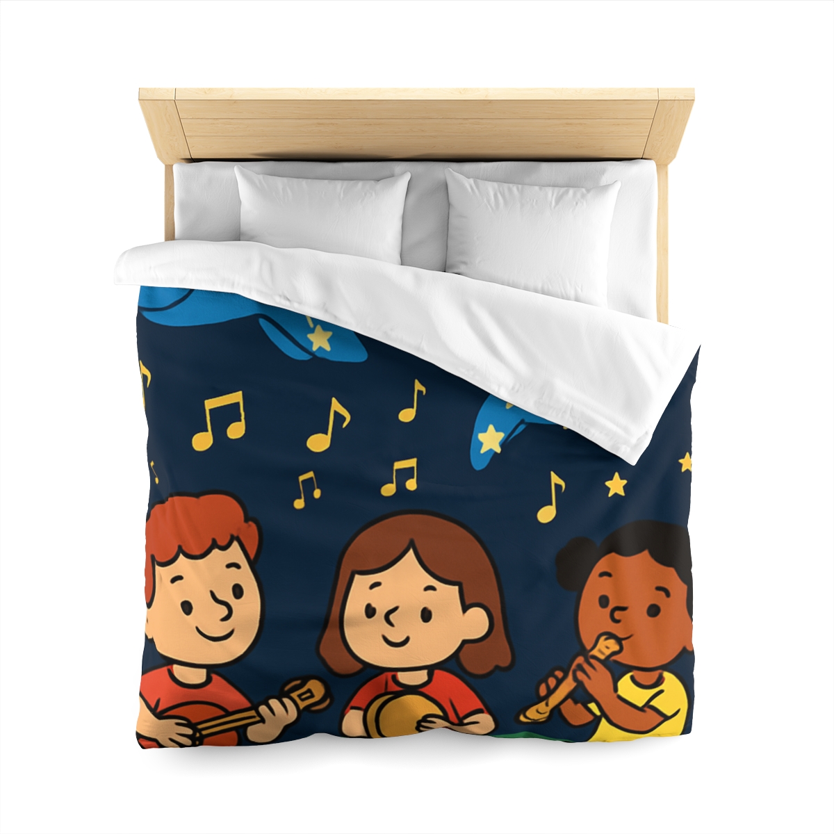 Starlight Orchestra Of The Dolphin Constellation unique patterned duvets