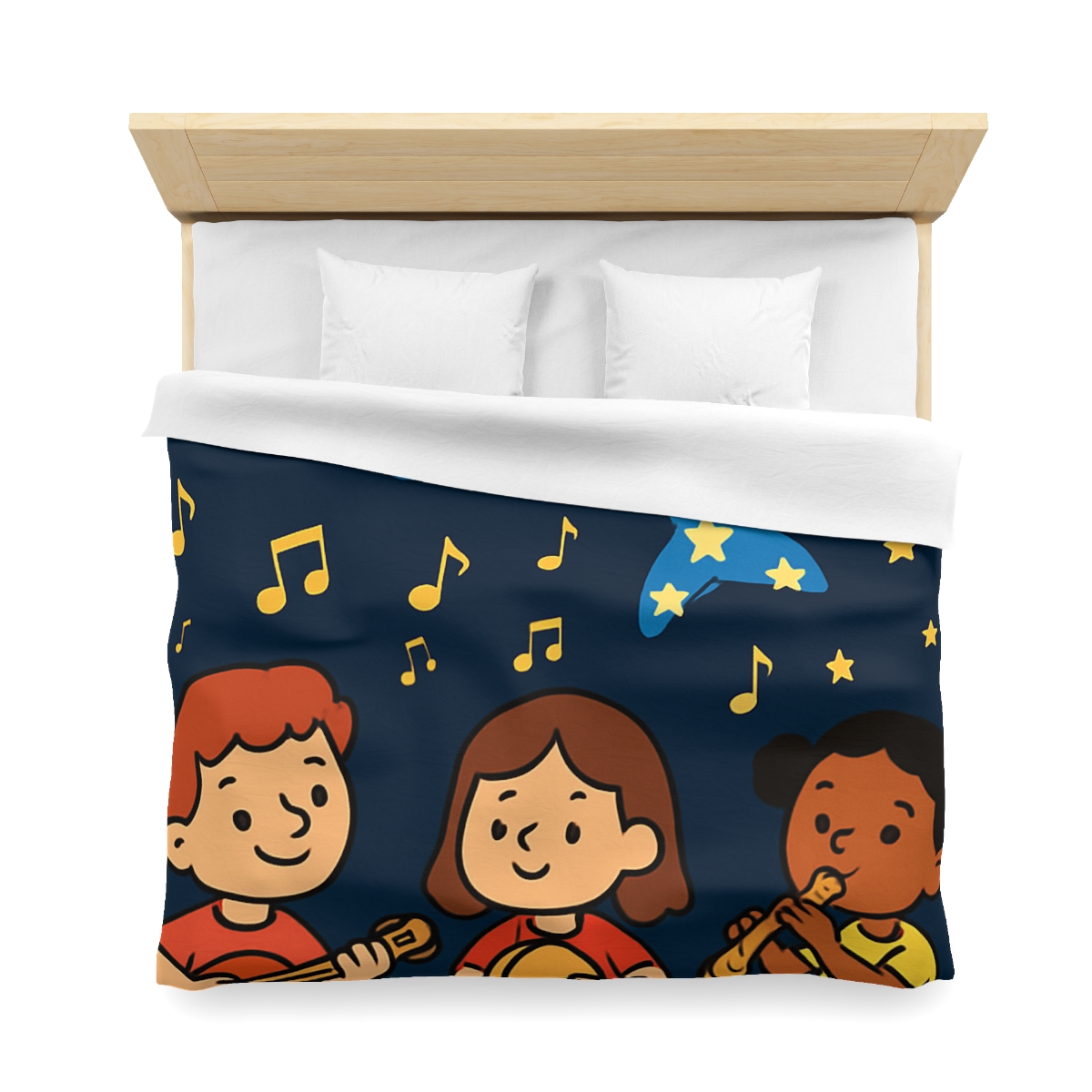 Starlight Orchestra Of The Dolphin Constellation unique patterned duvets