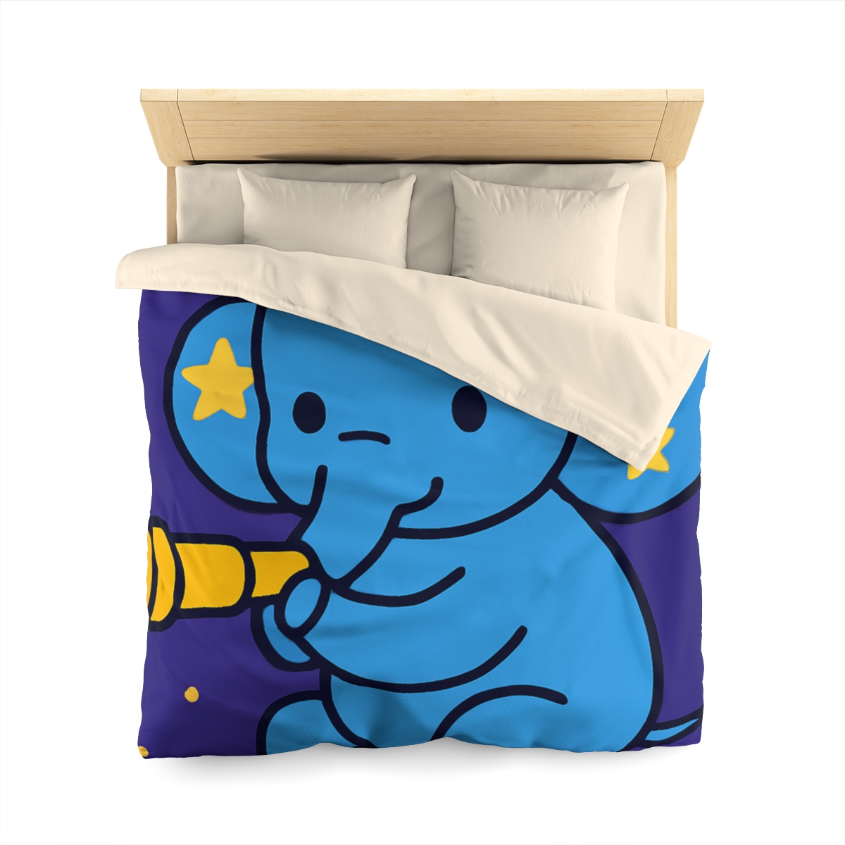 Starlight Safari Elephant personalized bedding duvets