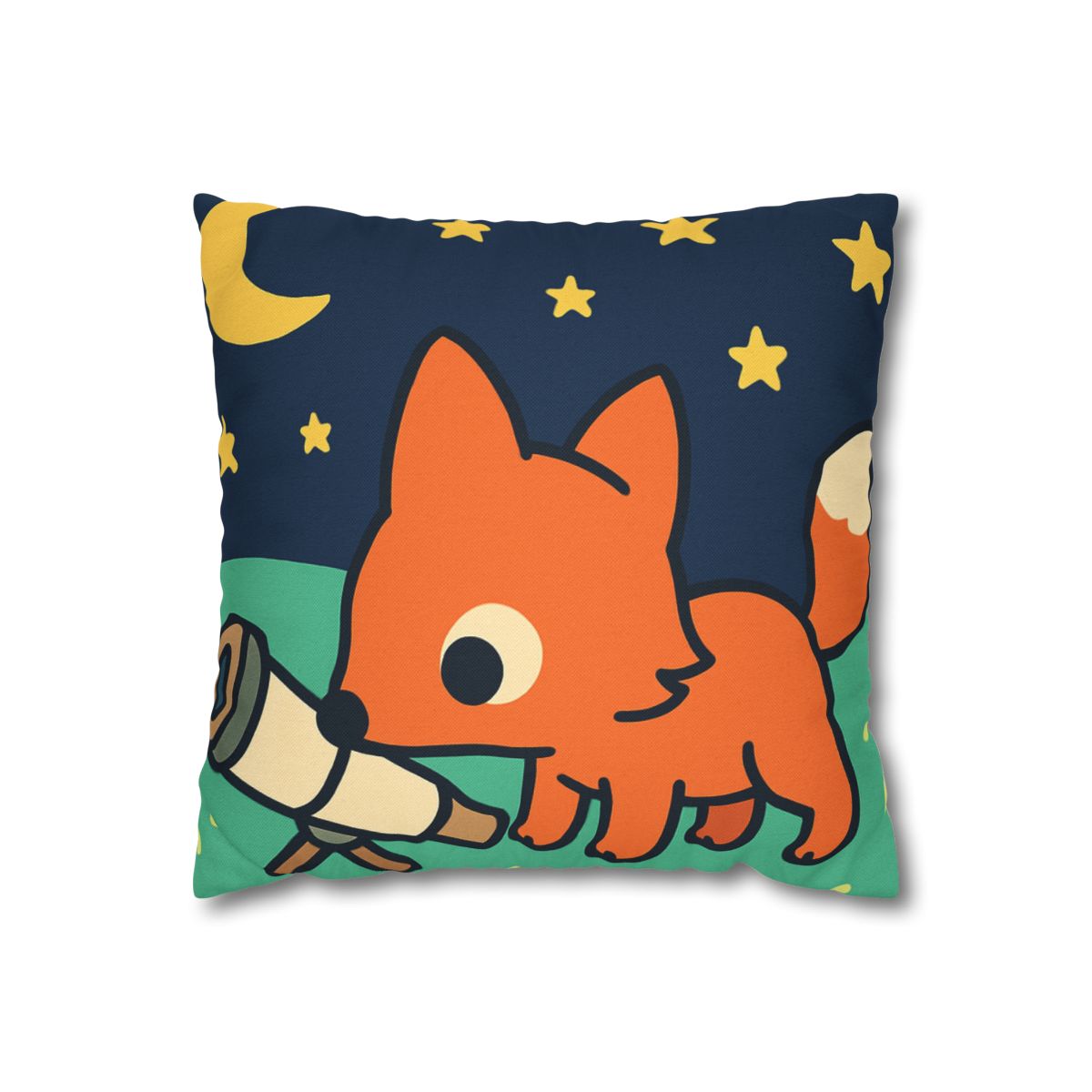 Starlight Safari Fox custom pillow cases