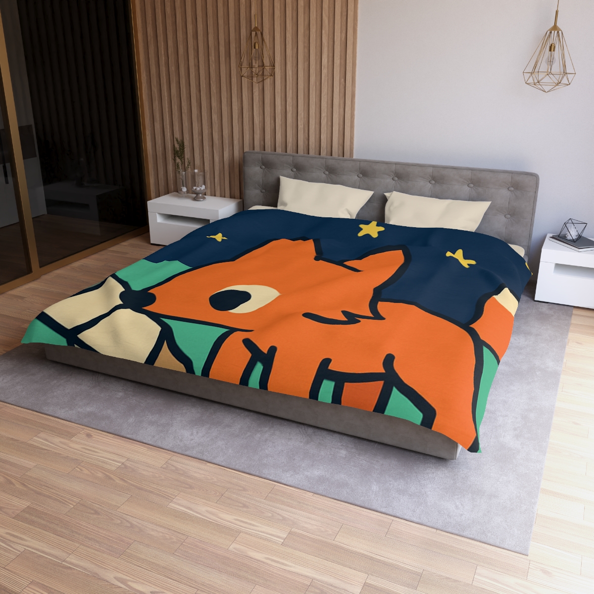 Starlight Safari Fox stylish duvet covers