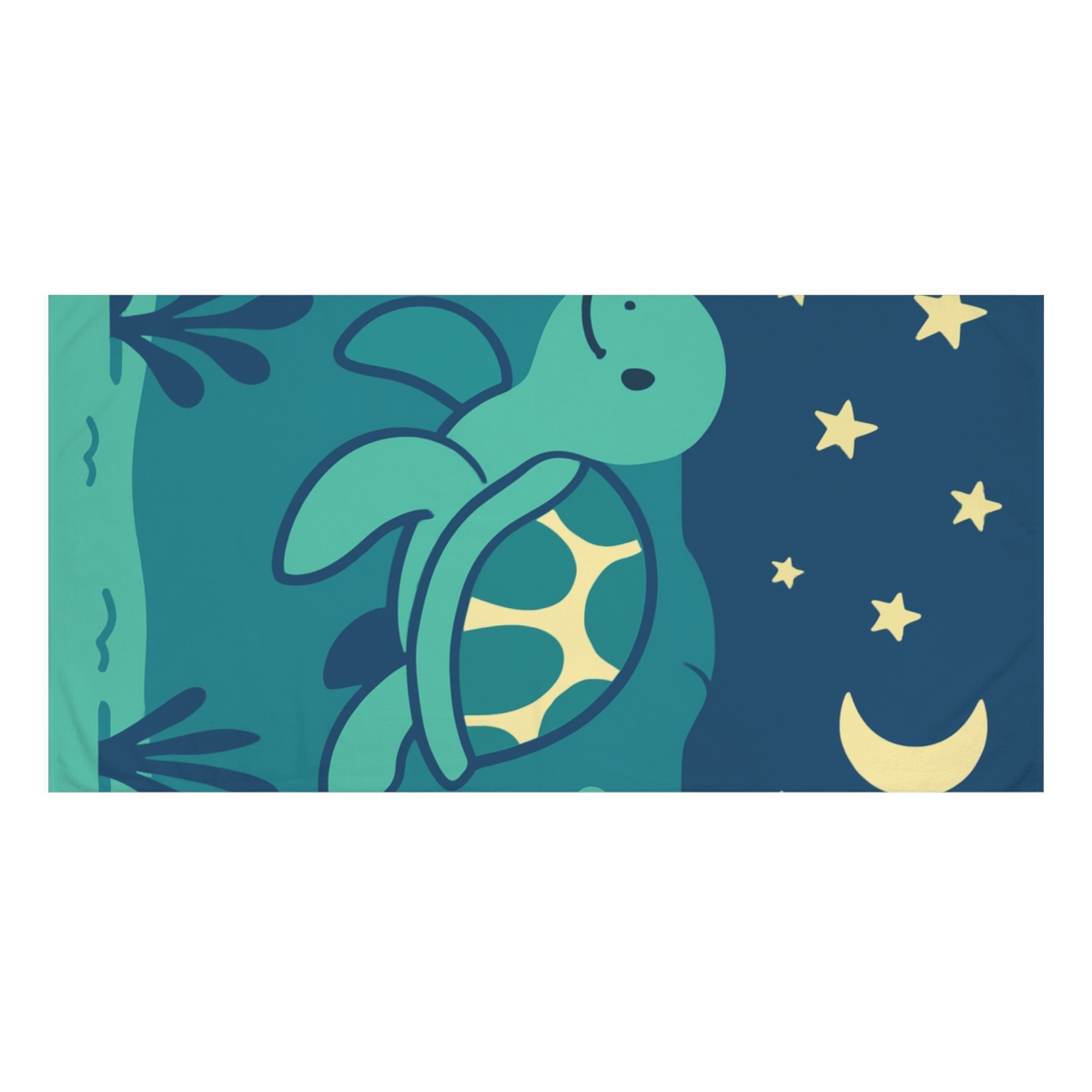 Starlight Sea Turtle comfortable face towels