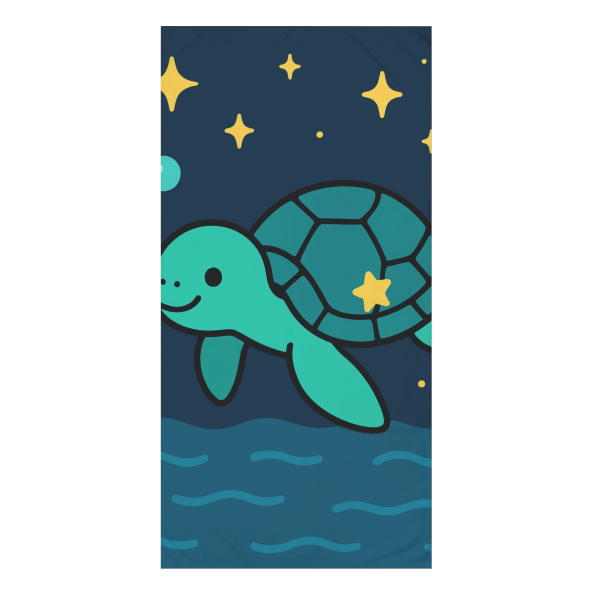 Starlight Sea Turtle decorative home towels