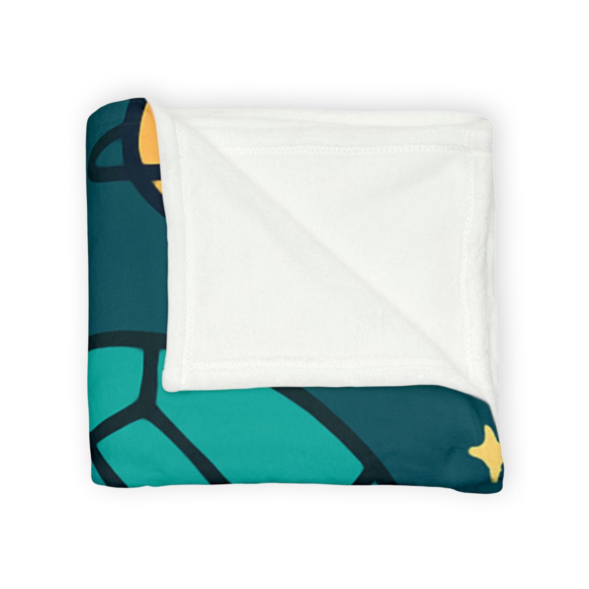 Starlight Sea Turtle Garden personalized cozy blankets
