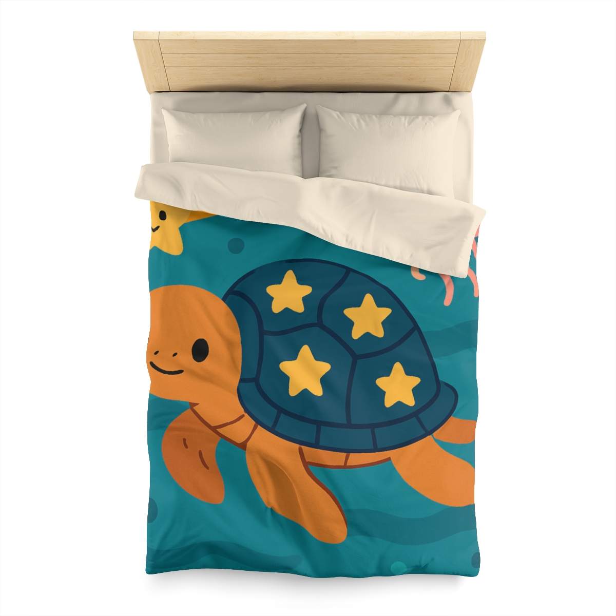 Starlight Sea Turtle Voyage stylish duvet covers