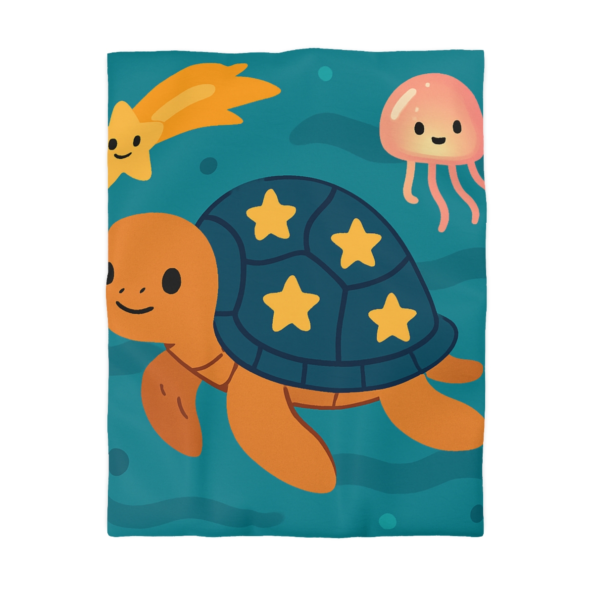 Starlight Sea Turtle Voyage stylish duvet covers