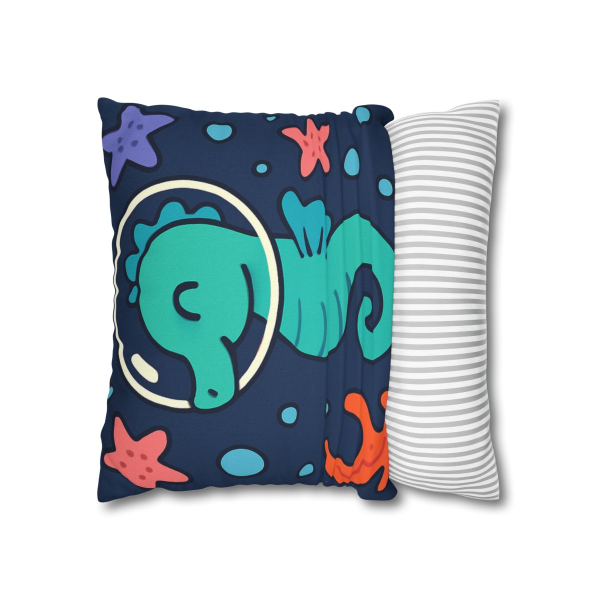 Starlight Seahorse Explorer designer print pillow cases