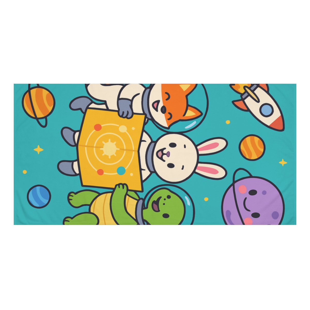Starlight Space Explorers stylish beach towels