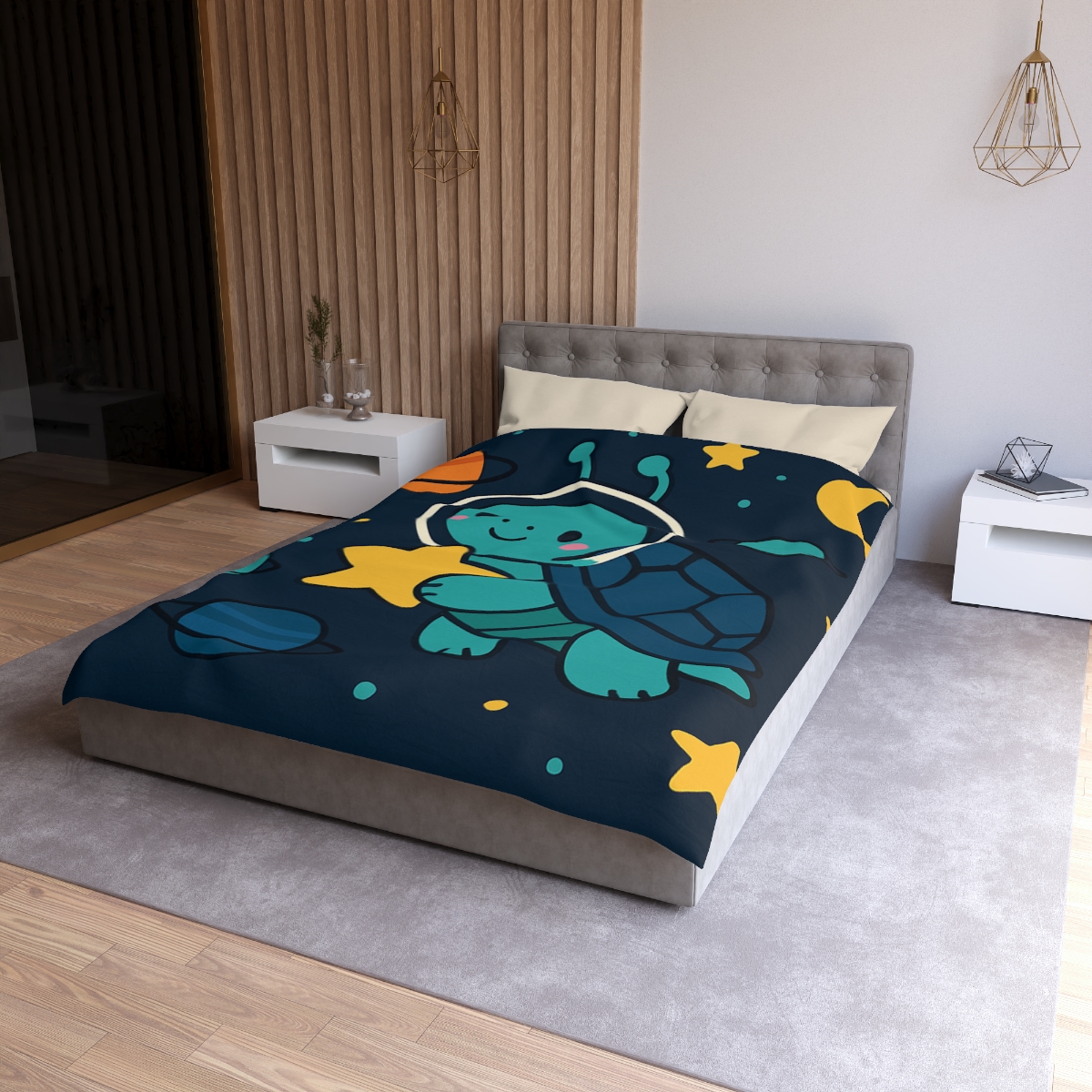 Starlight Space Turtle trendy bedroom duvets