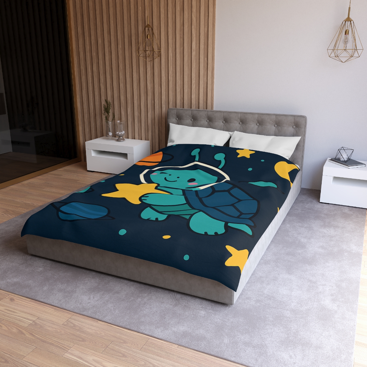 Starlight Space Turtle trendy bedroom duvets