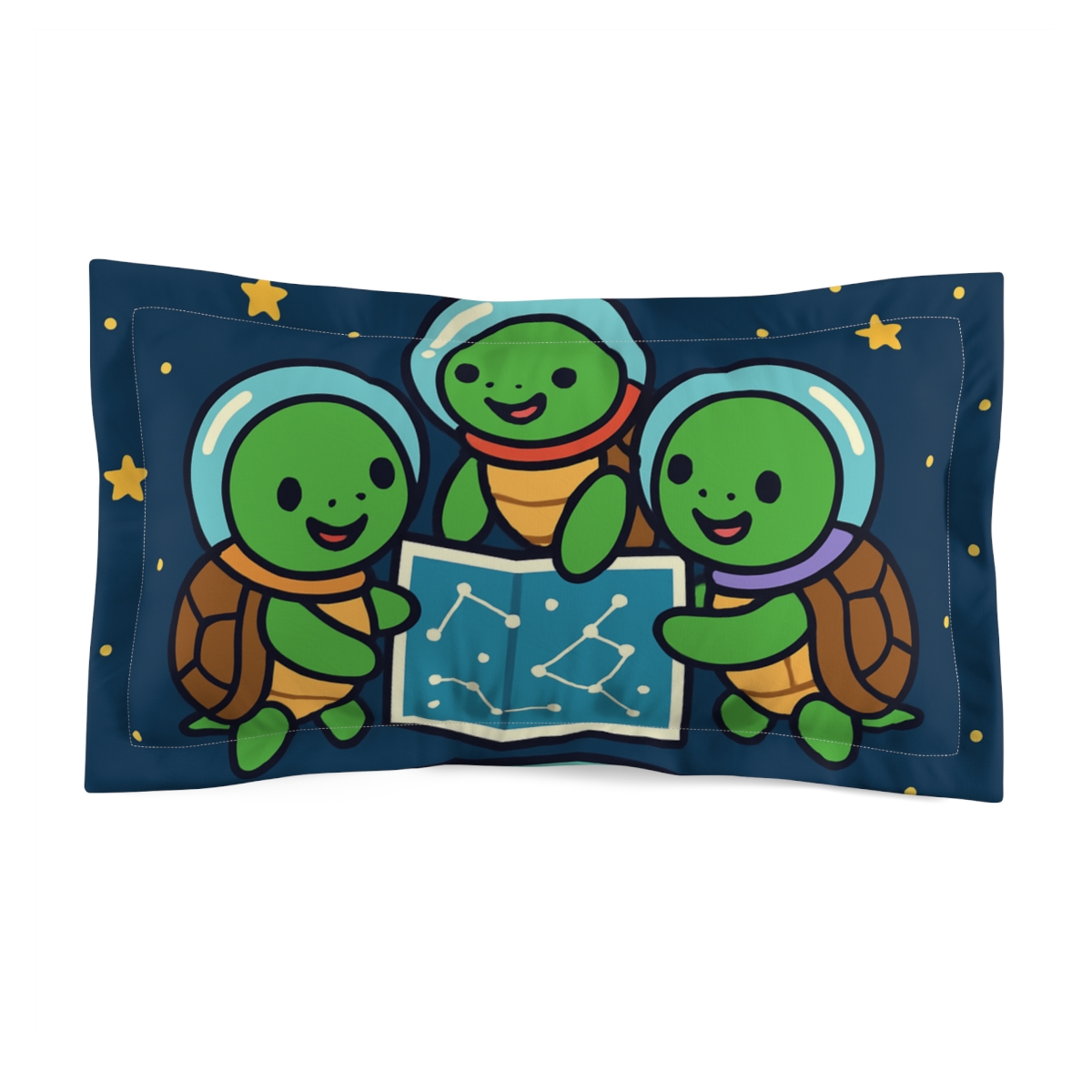 Starlight Space Turtles trendy accent pillows