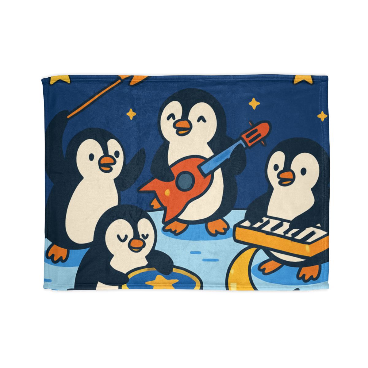 Starlight Symphony Penguin Band warm winter blankets