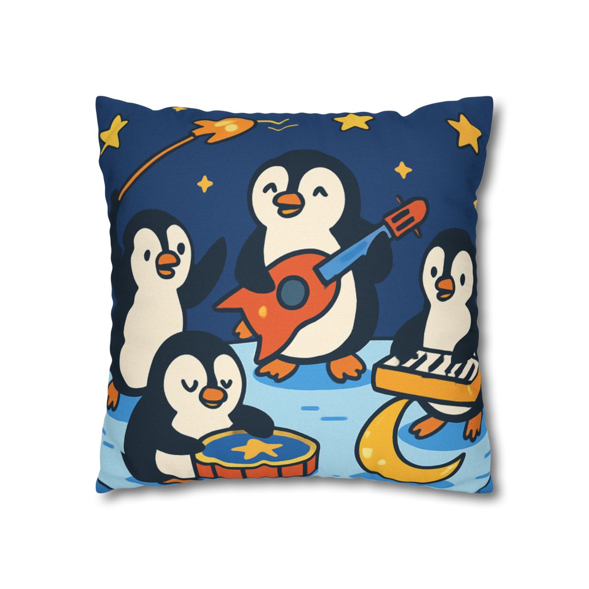 Starlight Symphony Penguin Band unique gift pillow cases