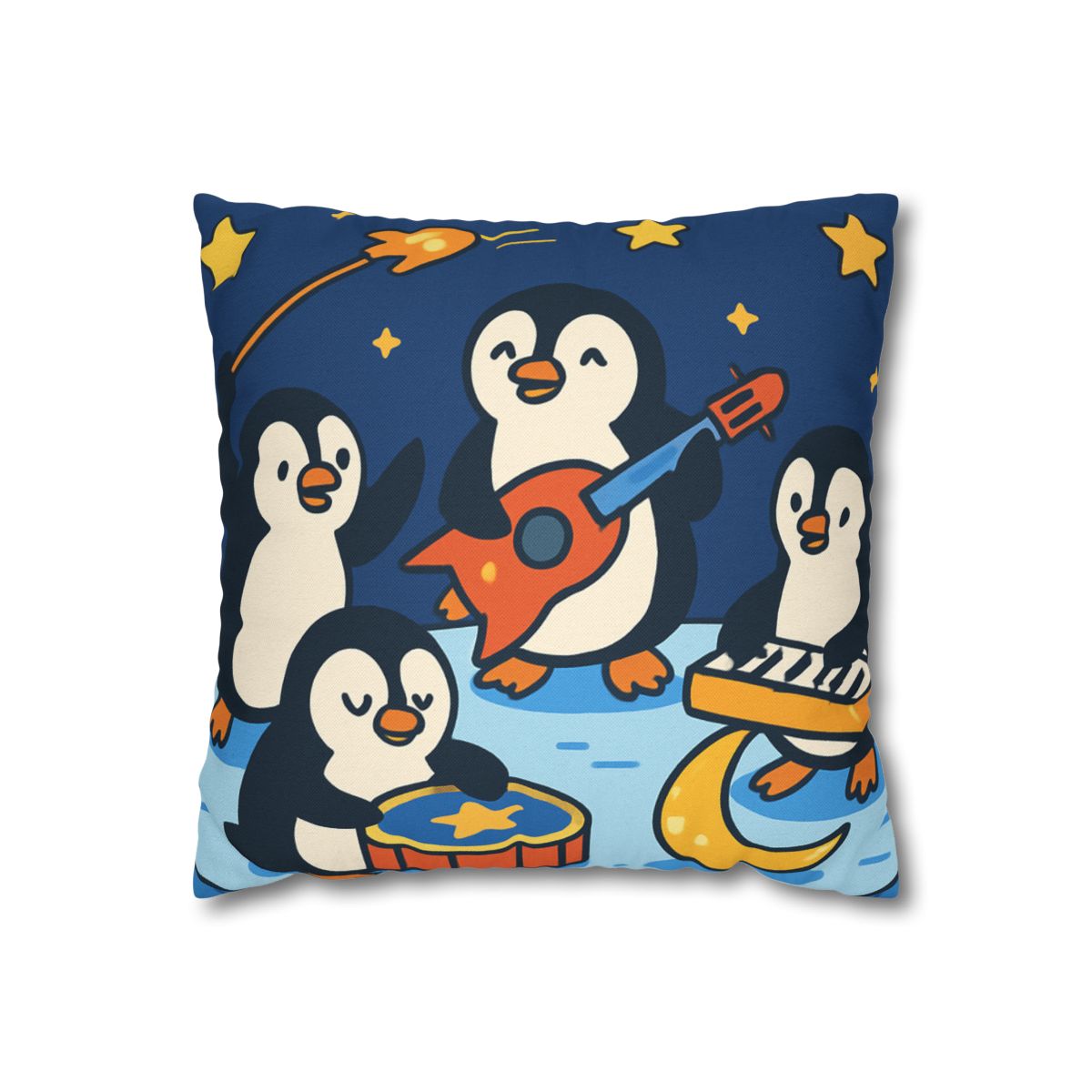 Starlight Symphony Penguin Band unique gift pillow cases