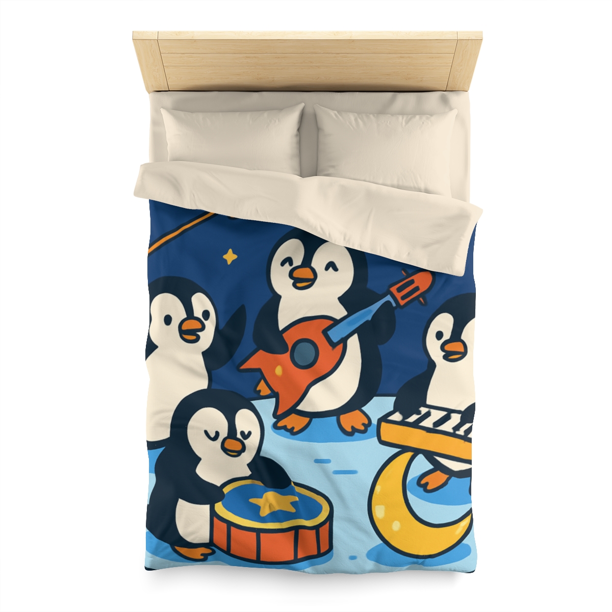 Starlight Symphony Penguin Band unique patterned duvets