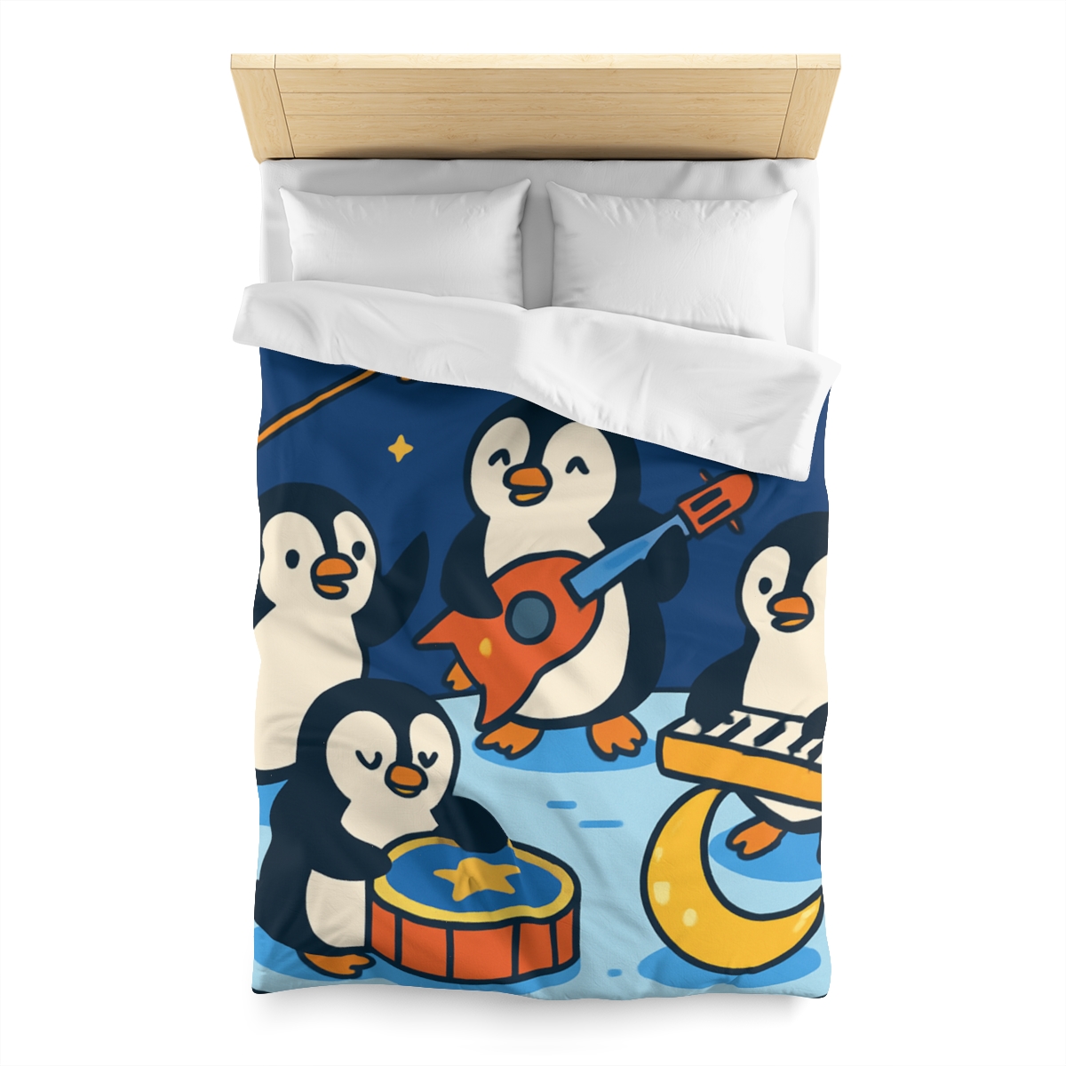 Starlight Symphony Penguin Band unique patterned duvets