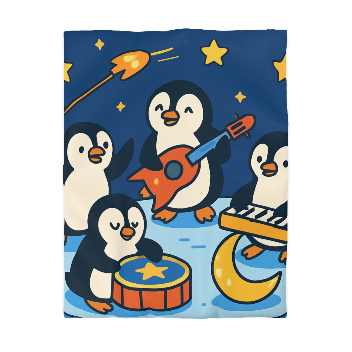 Starlight Symphony Penguin Band unique patterned duvets