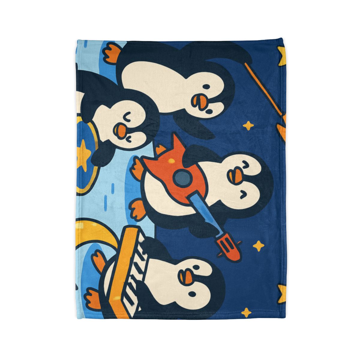 Starlight Symphony Penguin Band warm winter blankets