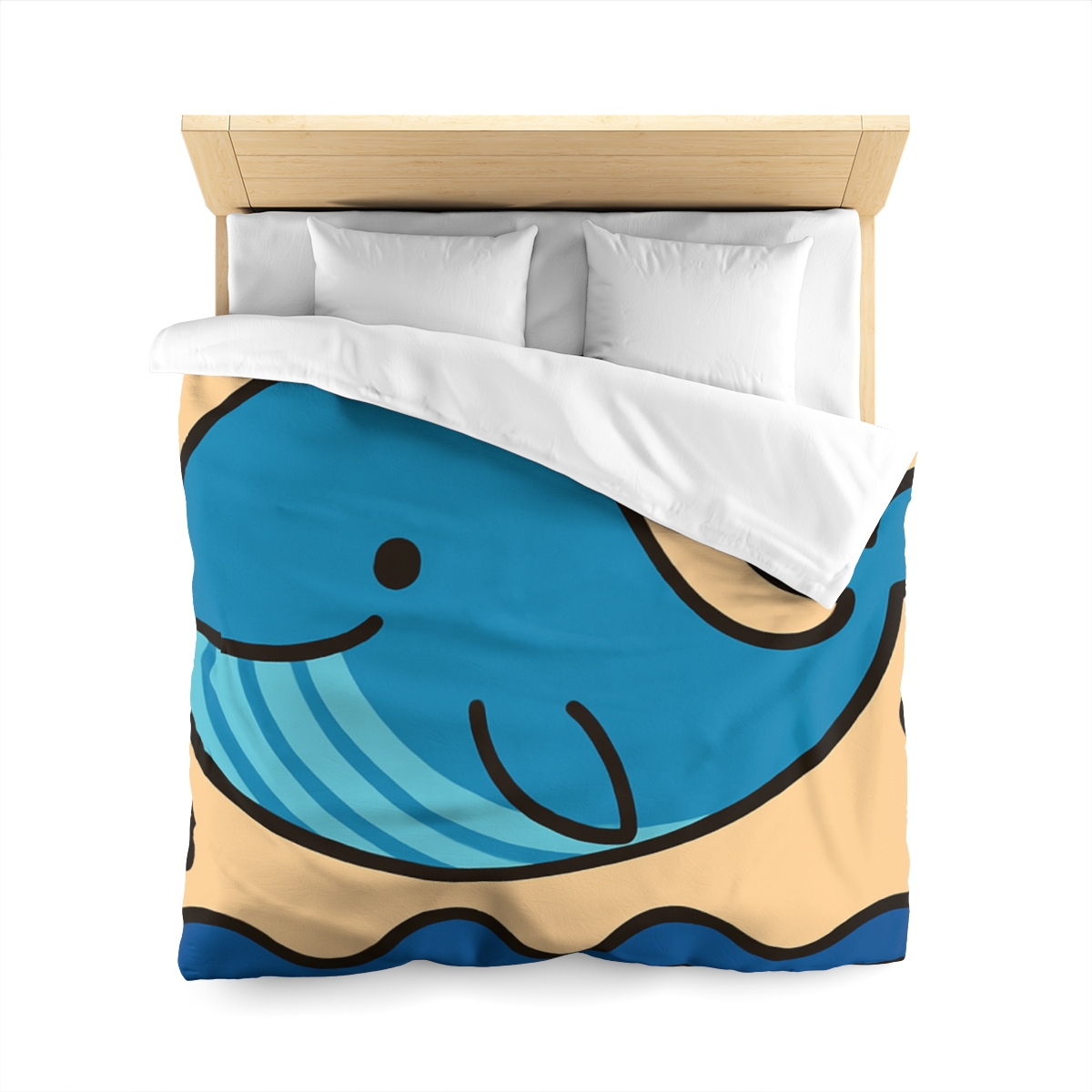 Starlight Whale Voyage custom duvets