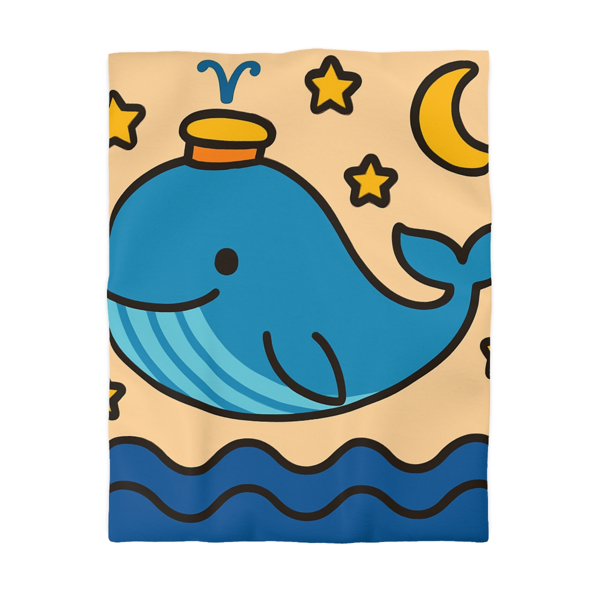Starlight Whale Voyage custom duvets