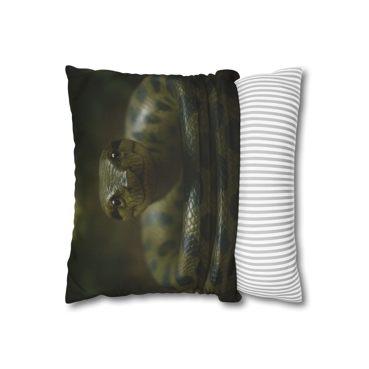Starlit Coil Green Anaconda stylish decorative pillowcases